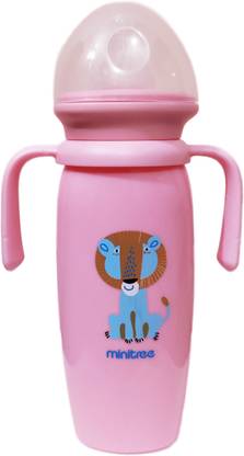 Minitree Soft Silicone Baby Feeding Bottle – Yellow main image 1