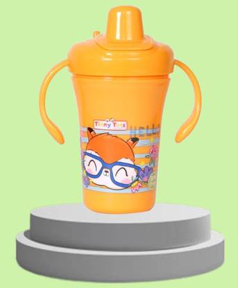 TINNY TOTS Baby Premium Sippy Cup Learning Sipper Feeding Bottle Unbreakable Feeder