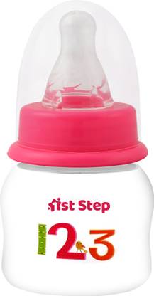 1st Step BPA Free Baby Feeding Bottle with Anti-Colic Nipple for Infants - 60 ml