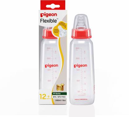 Pigeon PERISTALTIC NURSING BOTTLE KPP 240ML (RED) NIPPLE LL - 240 ml