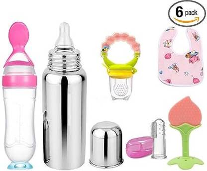 PRIMO IMPEX Combo Baby Fruit Feeder Pacifier with Rattle - 90 ml
