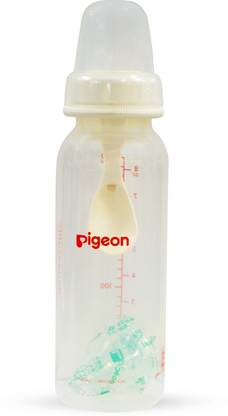 Pigeon Baby Feeding Bottle with Spoon Food Feeder - 240 ml