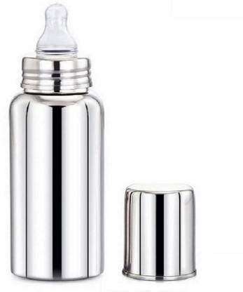 Wagwanfly Stainless Steel Baby Feeding Bottle, Milk Feeding, Water Feeding - 240 ml
