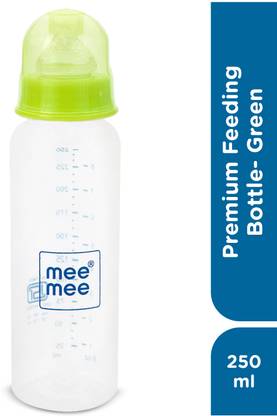 MeeMee Premium Baby Feeding Bottle_Green-250 ml - 250 ml