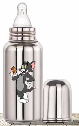 Kartkla Stainless Steel Milk Feeding Bottle -Tom & Jerry, Feeding Bottle - 260 ml