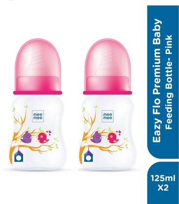 MeeMee Eazy Flo™ Premium Baby Feeding Bottle - Pack of 2 - 125 ml