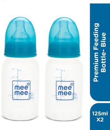 MeeMee Eazy Flo Premium Baby Feeding Bottle Pack of 2 - 125 ml