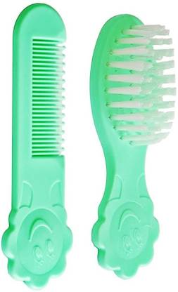 The Cheeky Kidzz Baby Grooming Soft Bristles Comb And Rounded Tips Brush For Skin Hair Care