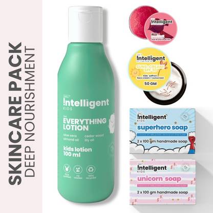 TuCo Intelligent Skincare Pack Lotion | Unicorn & Superhero Soap | Sunscreen | Tint