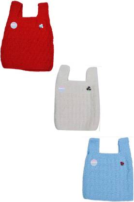 Profecto Hand Knitted Woollen Vest/Sweater for Baby Girl/ Baby Boy (0-4) months