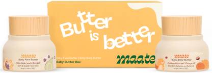 MAATE Baby Butter Box Moisturizing Face & Body Butter (50 gm Each)