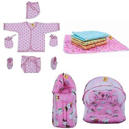 Fareto 11 in 1 New Born Baby Gift Pack | Combo Set | New Born Baby Items|