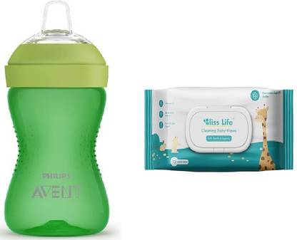 BLISS LIFE WIPES 72S WITH Philips Avent HARD SPOUT Cup 12M+ /300ML