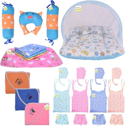 Kwitchy New Born Baby Care Essential Bedding Set Combo