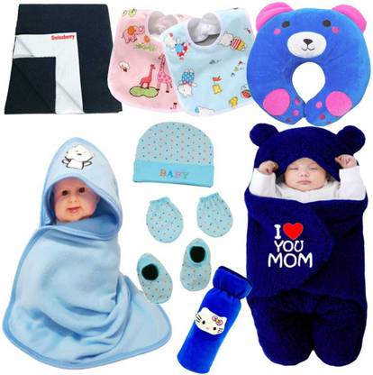 Swissberry Gift Set New born combo pack of baby basic daily use gift set