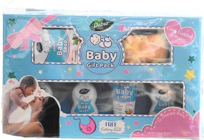 Dabur BABY GIFT PACK + FREE BABY TOWEL (NO HARMFUL CHEMICALS ADDED))