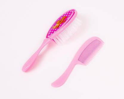CHILD CHIC Baby Hair Brush and Comb Set, Baby Brush with Soft Natural Bristles