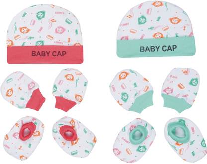 MEEOWMEE BABY CAPS Booties Mittens Set/Newborn cap set/newborn bootie set
