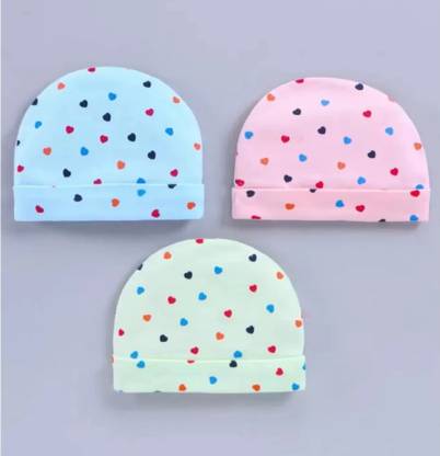 MEEOWMEE NEWBORN baby care combo of 3 baby cap