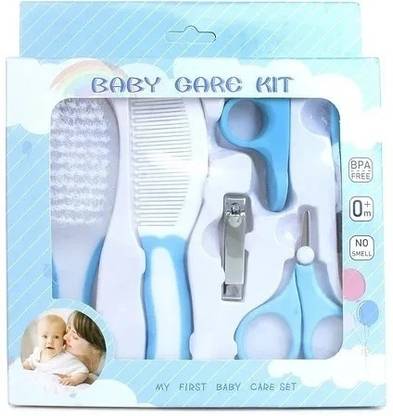 Millionminds 6 Pcs Newborn Baby Care Combo Set Grooming Brush Healthcare kit, Daily Care