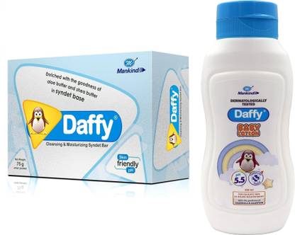 Daffy Moisturizing Baby Soap (75g) and Baby lotion,100ml