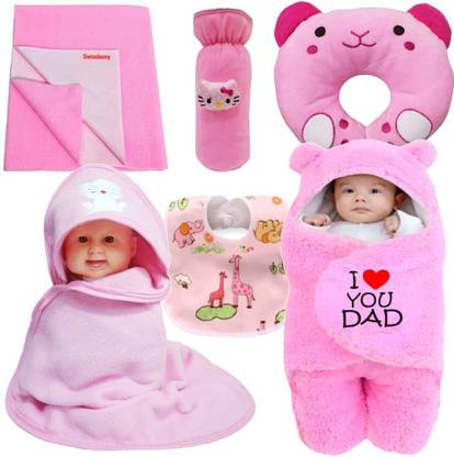 Swissberry Gift Set New born combo pack of baby basic daily use gift set