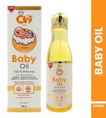 CO Baby Body Oil With goodness of Sesame,Almond,Olive,Jojoba,Coconut Oils 200ml