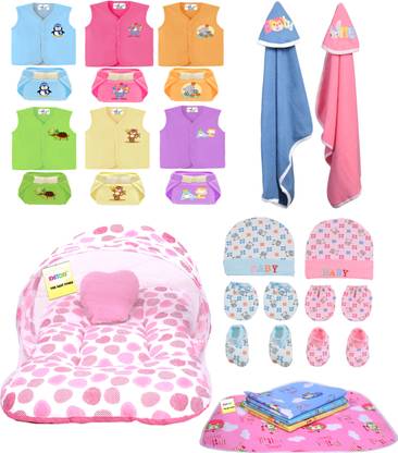 Kwitchy New Born Baby Care Essential Bedding Set Combo