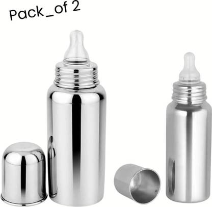 Babylib Stainless baby Milk Bottle 2 pcs M 250 ml
