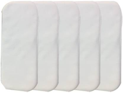 The Cheeky Kidzz Pack of 5 Baby Reusable Microfiber Soaker Wet-Free Insert Pads For Cloth Diapers