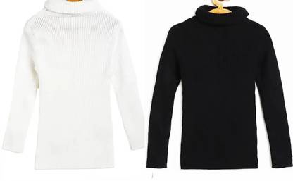 Profecto SKIWI SWEATER/ HIGH NECK SWEATER FOR BABY BOY/BABY GIRL FOR 0-6 MONTHS PACK OF 2