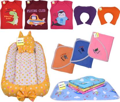 Kwitchy New Born Baby Care Essential Bedding Set Combo