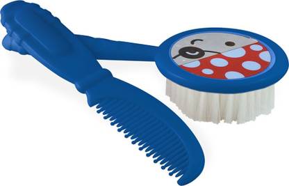 Beebaby Soft Bristle Hair Brush and Comb Set for Newborn Babies Round shape