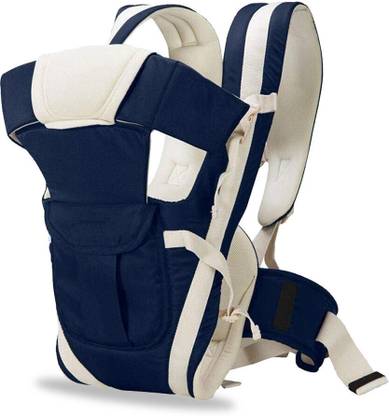 Kidsify Baby Carrier Bag Adjustable Hands Free 4 in 1 Baby safety Belt Child Navy Blue Baby Carrier