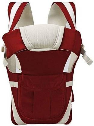 moms angel Baby Carrier Bag in 3-in-1 Ergonomic Adjustable Sling Kangaroo Design with Carrying Basket for Front & Back Use for Infant Child and Mother Travel Baby Carrier