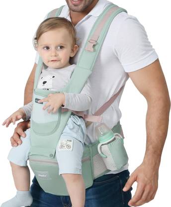 Cherilo Hip Seat Baby Carrier, 4 Carry Positions, for 0-3 Years, Adjustable, Up to 15 kg Baby Carrier