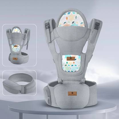 StarAndDaisy 9-in-1 Adjustable Baby Carrier Bag for 0-3 Years with Hip Seat, Travel Friendly Baby Carrier