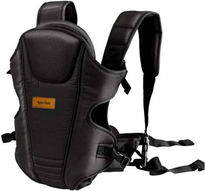 Laee cute First Blossom 3 Way Baby Carrier With Head Cushion - Red to Black Baby Cuddler