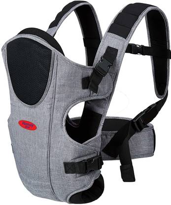 Honey Boo Adjustable Baby Carrier Bag (Grey-Black, Front carry facing out) Baby Carrier Baby Carrier