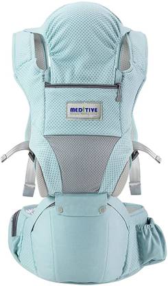 MEDITIVE Baby Carrier with Detachable Hip Seat, Ergonomically Designed (0-36 Months) Baby Carrier
