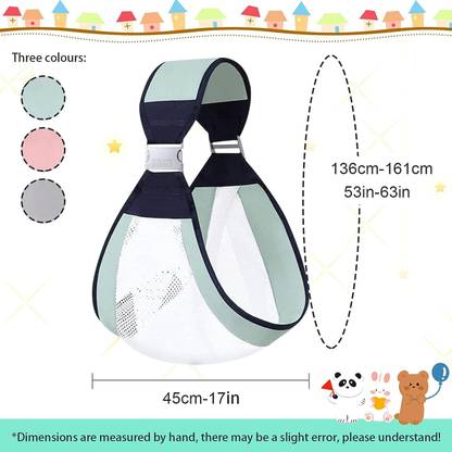 Wishbone BABY SLING Adjustable Shoulder Straps Baby Cuddler