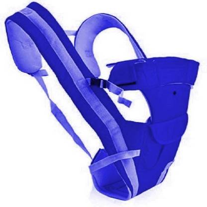 moms angel Comfortable Baby Carrier Kangaroo Bag/Honeycomb Texture Baby Carry Sling/Back/Front Carrier for Baby with Safety Belt and Buckle Straps (Blue) 4-in-1 Adjustable Baby Carrier