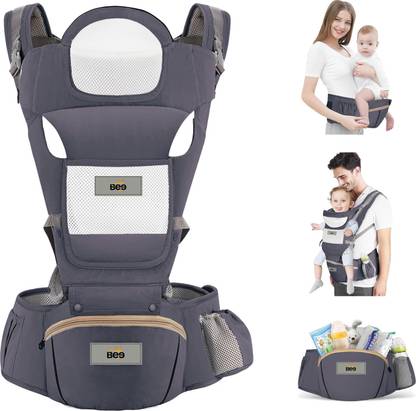 Golden Bee Baby carrier with Hip seat ,Multi carry Position,Ergonomic design( 4-36 months) Baby Carrier