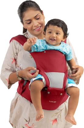 LuvLap Comfy Baby Carrier with Detachable Hip Seat (3 in 1) Baby Carrier