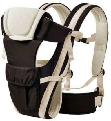 DREAM CHOICE Baby Carrier 4-in-1 Adjustable Kangaroo Style Front Facing Baby Carrier (Black) Baby Carrier