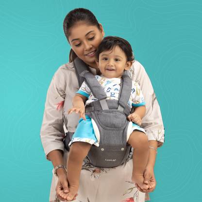 LuvLap Comfy Plus Baby Carrier with Hip Seat, Ergonomically Designed (6-24 Months) Baby Carrier