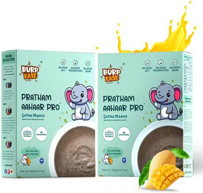 BURPEASE Pratham Aahaar Baby Food Fullfilled With Sprouted Grain and Nuts No Added Sugar Cereal