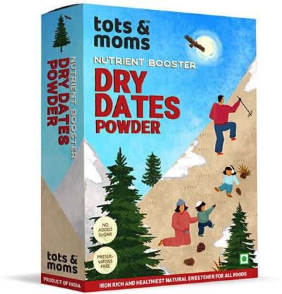 TOTS AND MOMS Dry Dates Powder Cereal