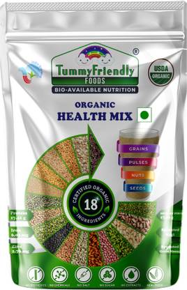 TummyFriendly Foods Certified Organic Health Mix for Kids. No Pesticides, No Chemicals Cereal