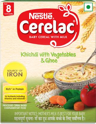 NESTLE Baby Cereal- Khichdi with Vegetables and Ghee Cereal